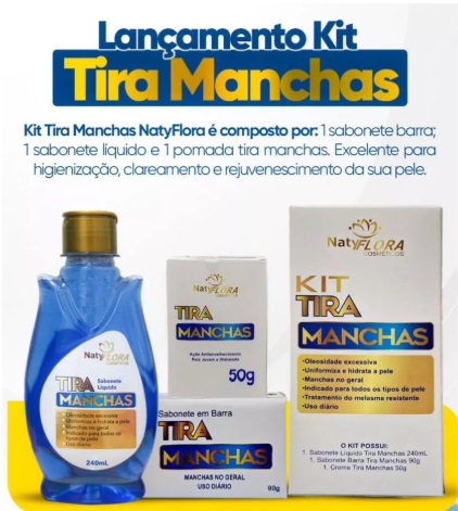 Kit Tira Manchas NatyFLORA Original
